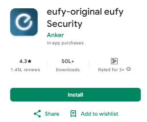EufySecurity app